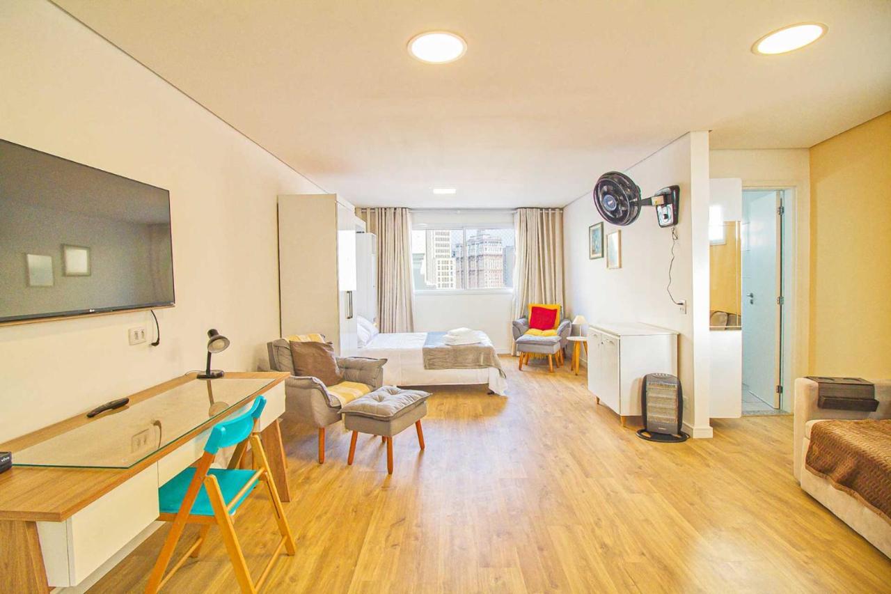 Apto Com Wifi E Home Office No Centro De São Paulo Exteriér fotografie